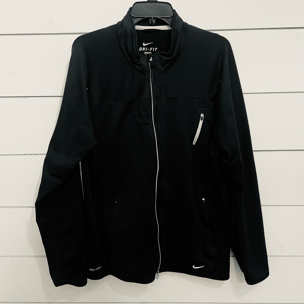 Nike navy dri fit jacket